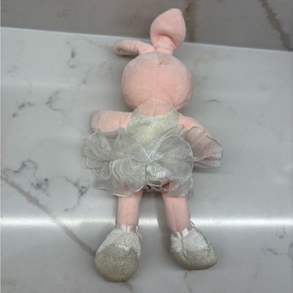 Ty Beanie Baby Ballerina Bunny Named Pique Plush Toy - Picture 2 of 6